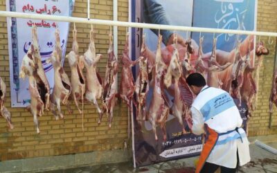 توزیع ۱۵ هزار کیلو گوشت قربانی میان نیازمندان ایلام