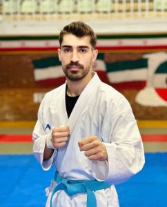 رقابت ورزشکار خوزستانی در مسابقات کاراته وان جهان