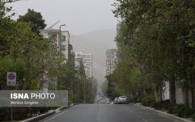 هوای تهران در شرایط ناسالم برای گروه‌های حساس