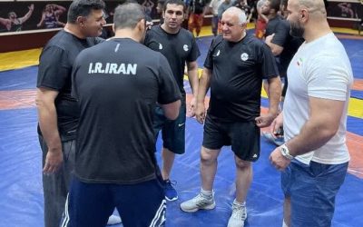 تیم ملی کشتی پهلوانی ایران با کادرفنی مازندرانی در مسابقات قهرمانی آسیا