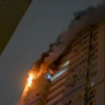 حمله پهپادی اوکراین به بندر تواپسه روسیه آتش‌سوزی در نفتکش